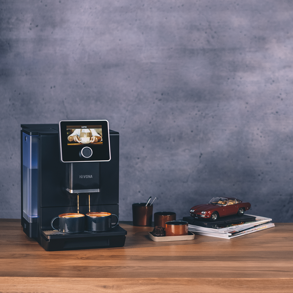 Cafetière filtre Nivona robot broyeur 2 tasses cappuccino programmation  individuelle